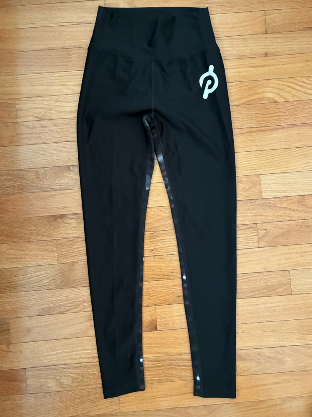 Peloton Black Leggings with Logo Detail